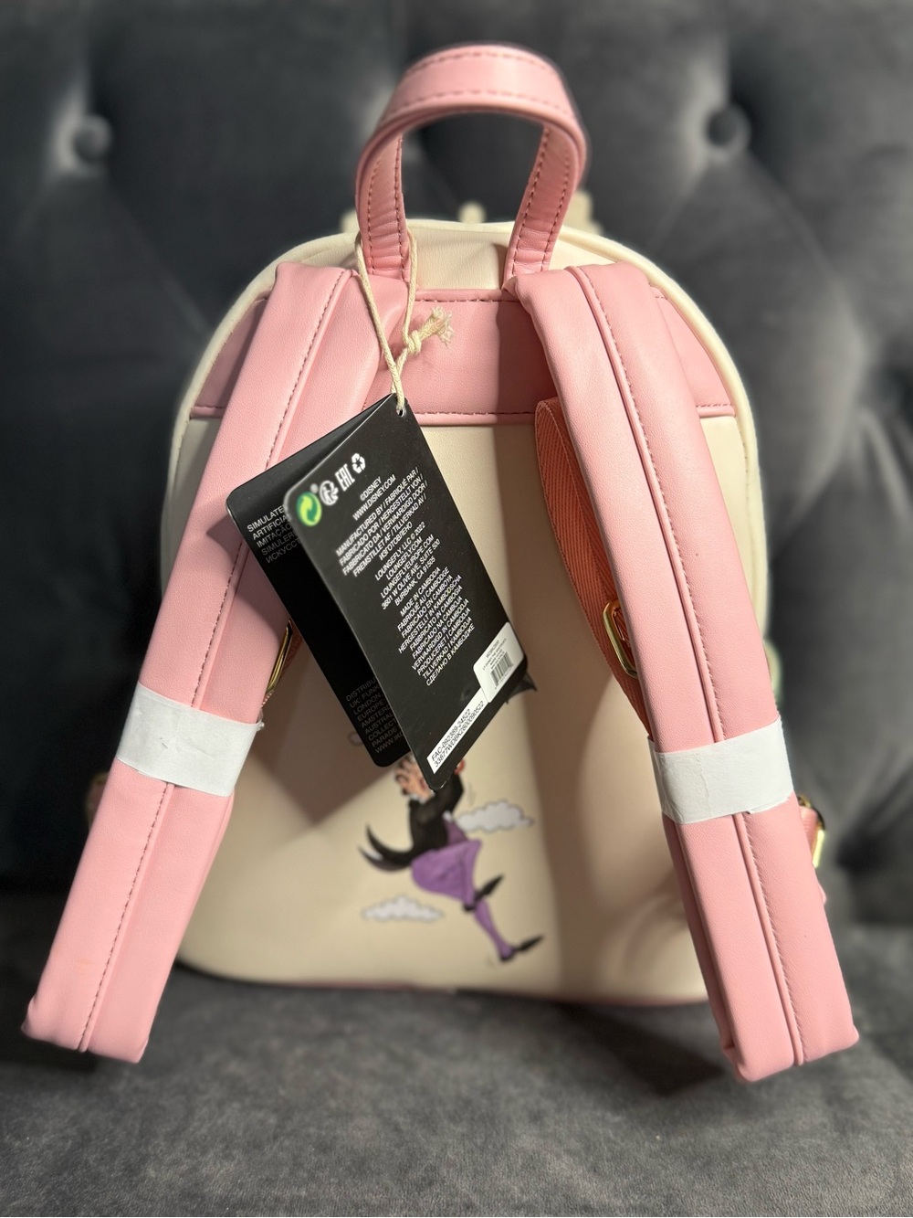 Loungefly Pastel Storybook House & Kitten Mini Backpack - Picture 14 of 15